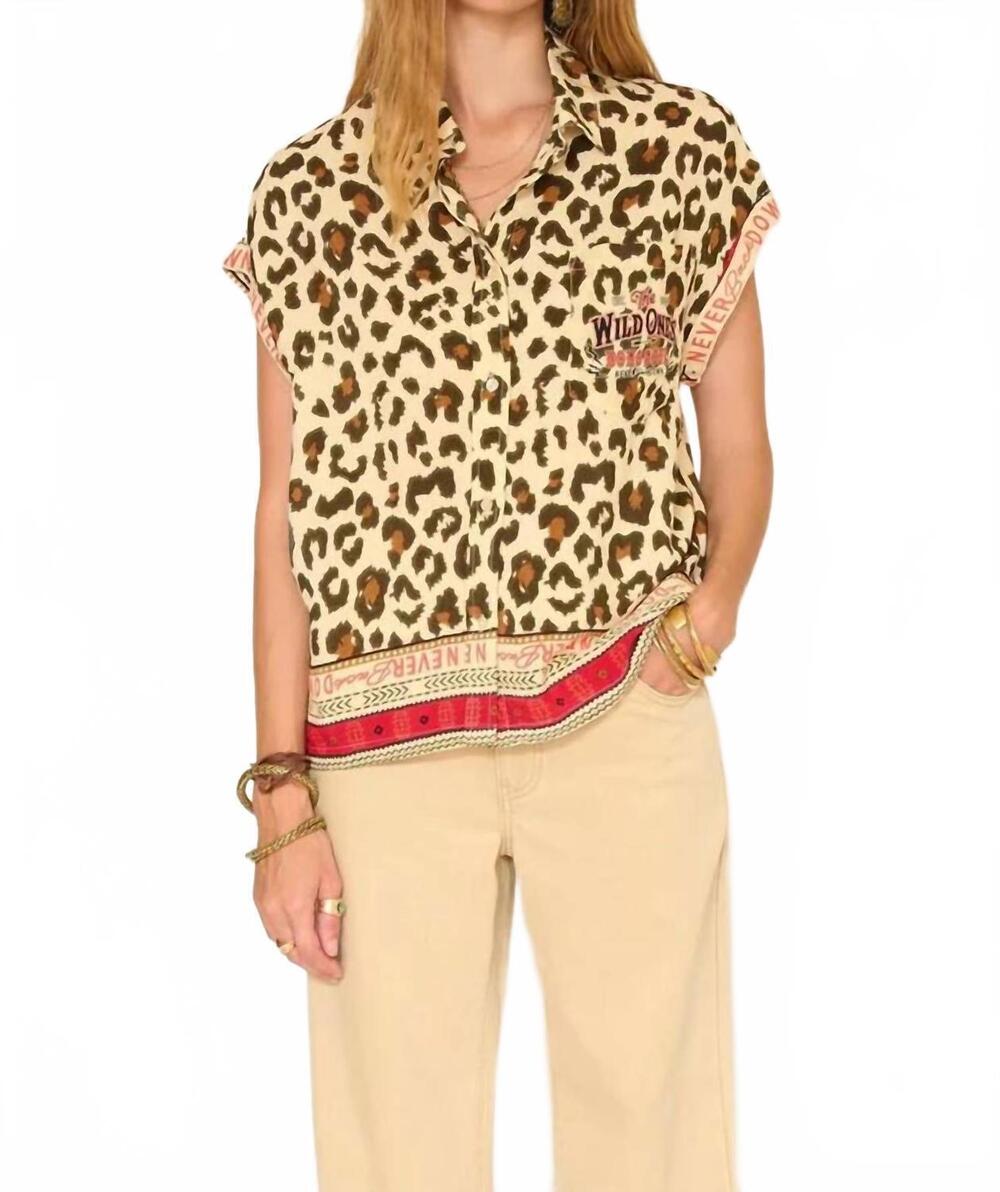 NEW MKT STUDIO chimera blouse in natural